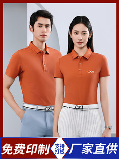 Xinjiang Cotton T-Shirt Work Clothes Custom Printed Logo Antibacterial Group Meeting Cultural Shirt Custom Summer Short-Sleeved Embroider