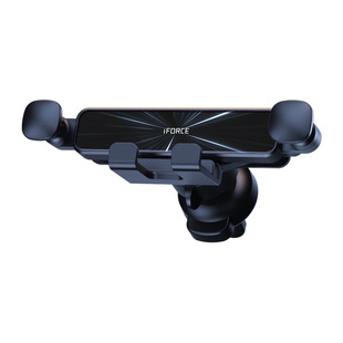 Factory wholesale metal car phone holder invisible gravity telescopic zero noise mobile phone navigation holder for car