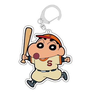 Новый стиль Crayon Shinchan ins аниме брелок милый мультфильм школьный портфель прозрачный студент акриловые подвески аксессуары