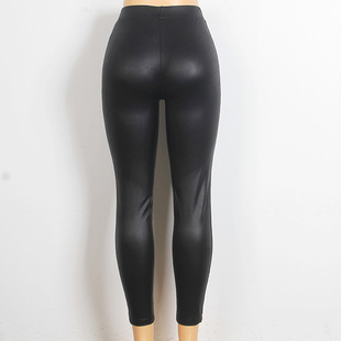46841 # Supply Export Stock Clothing Women's PU Elastic Tights Leggings