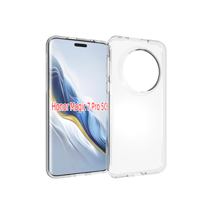 Honor Magic 7 Pro 5G глянцех водонепроницаемый печатный прозрачный чехол для телефона применяется мягкий резиновый защитный чехол