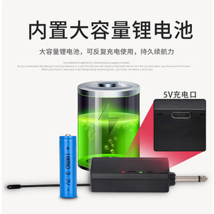 Household universal microphone handheld wireless microphone one-to-two karaoke outdoor performance stage live sound card wireless