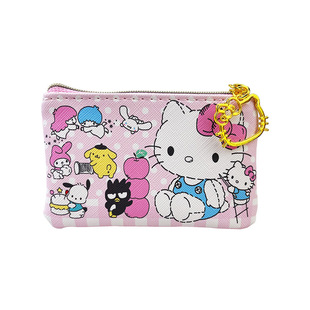 Cartoon hellokitty Girl's Bank Card Coin Bag Coin Bag Mini Cute Zipper Creative Small Wallet