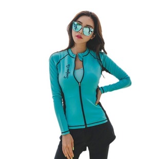 2022 New Style Split Diving Suit Men's and Women's Long Sleeve Swimming Suit Surf Suit Couple's suit