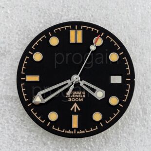 Haima watch face pin for NH35 luminous dial watch literal DIY watch accessories factory direct sale