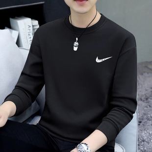A generation of hair brand sweater men's spring and autumn round neck 2024 new casual loose long sleeve sports Joker