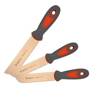 WEDO dimension explosion-proof tool explosion-proof plastic handle peeler beryllium bronze knife sparkless cutting knife BE202B