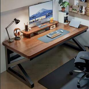 Solid Wood Computer Desk Desktop Desk Bedroom Home E-sports Table Rectangular Student Writing Desk Double Desk