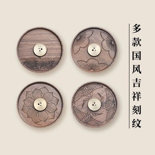 North American Walnut Wood Incense Stick Antique Incense Burner Home Indoor Pure Room Sandalwood Agarwood Thread Incense Tea Ceremony Accessories