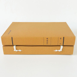 Domestic Kraft Paper Document Information Kit Acid-free Paper Cardboard Roll A4 File Box Wholesale Fixed Printable logo