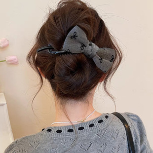 High-grade Rose Flower Twist Clip Women's 2025 New Back Head Clip Grab Clip All-match Hairpin Hair Accessories