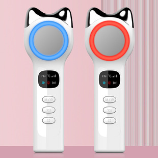 Cross-border ice hammer color light face cold and hot introduction instrument lifting and tightening facial beauty photon rejuvenation beauty instrument
