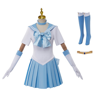Halloween costume Water Ice Moon cos Youth Sailor Warrior cos Tsukino 4th Generation Sailor Suit Multi-color in Stock