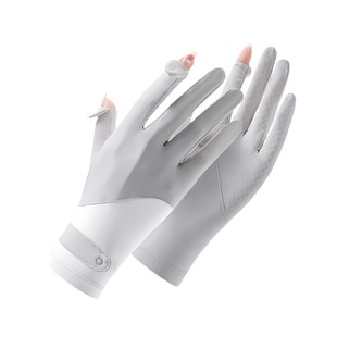 Stitching sunscreen gloves ladies gloves thin breathable outdoor riding driving cycling UV protection