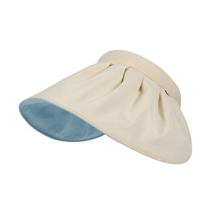 Summer Face-Covered Beach Sunshade Cap Shell Sunscreen Women's Anti-UV Portable Empty Top Women's Hair Band Hat