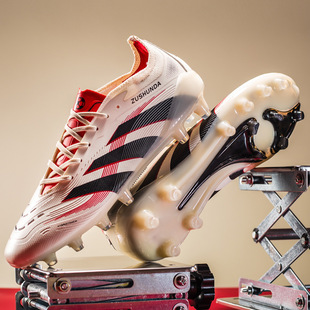 Cross-border European Cup Putian Seamless Flying Weaving Football Shoes Men's Low-top Youth Lace-free Spike Training sneaker