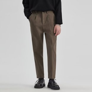 Spring and Autumn 2023 New Loose Men's Trousers Fashion Brand High-end Business Dress All-match Casual Pants
