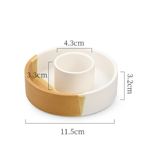 Sage rack ceramic candle holder aromatherapy burner Peru holy wood old material holder holy wood incense strip rack cross-border factory direct sales