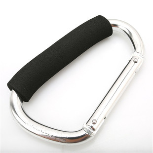 Sponge D-shaped mountaineering buckle color outdoor aluminum alloy roller skating shoe buckle shoe buckle baby stroller lifting button