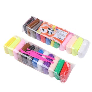 Factory wholesale 10g12 color ultra-light clay hand-made plasticine colored clay Children diy handmade clay tools