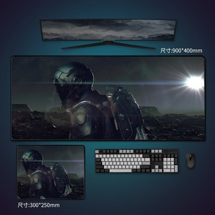 Mouse Pad Super Large Cold Style Creative Table Mat Outdoor Landscape Office Learning Wrist Pad E-Sports Table Keyboard Pad