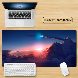 Geometric Stripe Super Large Mouse Mat E-sports Game Computer Keyboard Mat Wrist Bracer Cool Office Desk Mat Wholesale