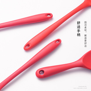 Household Silicone Shovel Stir-frying Shovel Non-stick Pan Shovel Stir-frying Spoon Cookware Set Soup Spoon