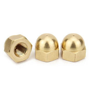 GB923 cap nut ball nut decorative nut M3M4M5M6-M20 brass conjoined cap nut