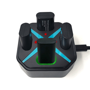 Private model supply XBOXONE charging four XBOXONE blue four charging black ABS material Retail Wholesale