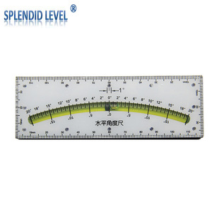 Horizontal Angle Ruler Portable Horizontal Bubble Plastic Level Ruler Square Horizontal Bubble Level Gauge
