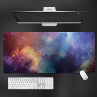 Starry mouse pad game mat large computer desk mat lock thickened desk mat non-slip keyboard mat