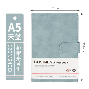 Factory wholesale B5 notebook custom PU notepad custom logo business notebook office diary