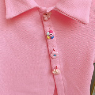 Ailetu children's suit summer clothes baby girls' short-sleeved shirt + shorts two-piece RX1107