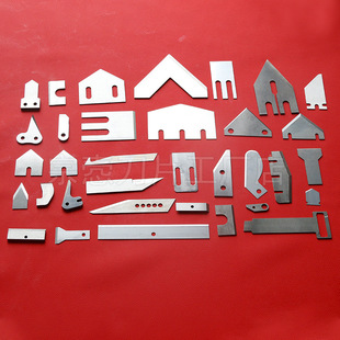 Special-shaped blade long tooth knife small cutting blade stainless steel non-standard special-shaped blade