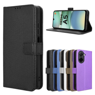 For Redmi A5 4G Mobile Phone Case Xiaomi Poco C71 Mobile Phone Leather Case Flip Card Diamond Pattern