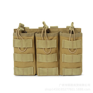 M4 triple bag multi-functional outdoor military fan tactical vest accessory hanging bag Molle triple storage bag