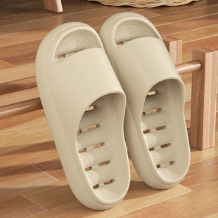 Bathroom Slippers Non-Slip Feeling Household Bath Quick-Drying Hollow Leakage Toilet Hotel Couple Slippers Women's Slippers