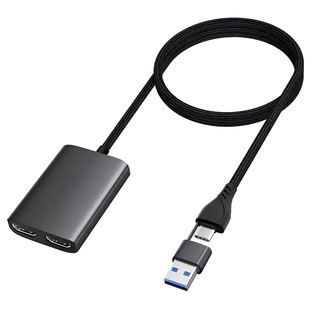Usb typec в HDMI док-станция Двойной HDMI двойной экран различный разъем для монитора компьютера с тремя экранами