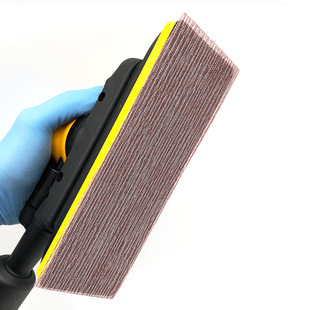 Factory direct supply of 70x 198mm mesh sandpaper WK anti-blocking mesh sand back velvet self-adhesive polishing car furniture wind power