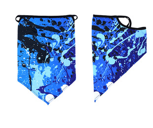 Riding sun mask outdoor fishing ice silk mask breathable anti-droplet printing sunscreen neck veil wholesale