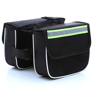Extra large mountain bike front beam bag three-in-one upper tube bag saddle bag bicycle riding equipment hard shell bag