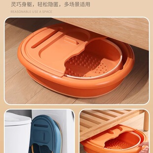 Foot Bath Bucket Foldable Household Portable Thickened Foot Bath Tub over Calf Insulation Foot Bath Massage Foot Bath Bucket