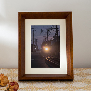 Creative Pine solid wood simple style Advanced texture photo frame multi-size printing photo bedroom mounting wall-mounted wholesale