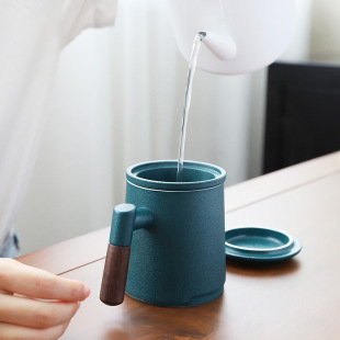 Ceramic mug household large capacity drinking cup niche creative coffee office tea cup business gift wholesale