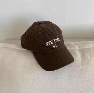 Hat Men's Cap Ins Trendy Brand All-match Casual Black Spring and Summer New Style Personalized Baseball Cap for Men and Women Sunshade