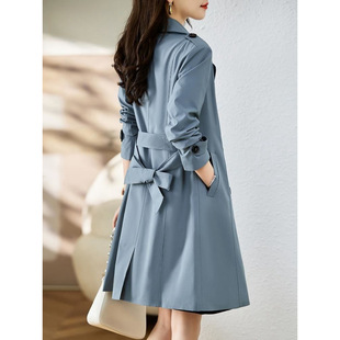Windbreaker Coat Women's 2024 Autumn New Women's Autumn Early Autumn Small Mid-length Early Autumn Spring and Autumn Coat