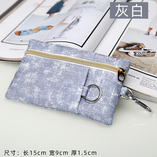 Red Tadpole Fabric Coin Purse Card Bag Women's Mini Cute Small Bag Key Bag Headset Digital Certificate Storage Bag