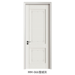 Factory custom modern minimalist interior door solid wood composite door room door bedroom door paint set door swing door