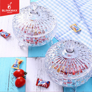 Стеклянная банка для конфет Lizun Candy Cup Баночка для хранения закусок Креативная банка для сухофруктов в европейском стиле Украшения для журнального столика Кофе Сахарная банка