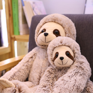 Cross-border Amazon simulation sloth doll plush toy grab Doll Doll children's comfort gift wholesale